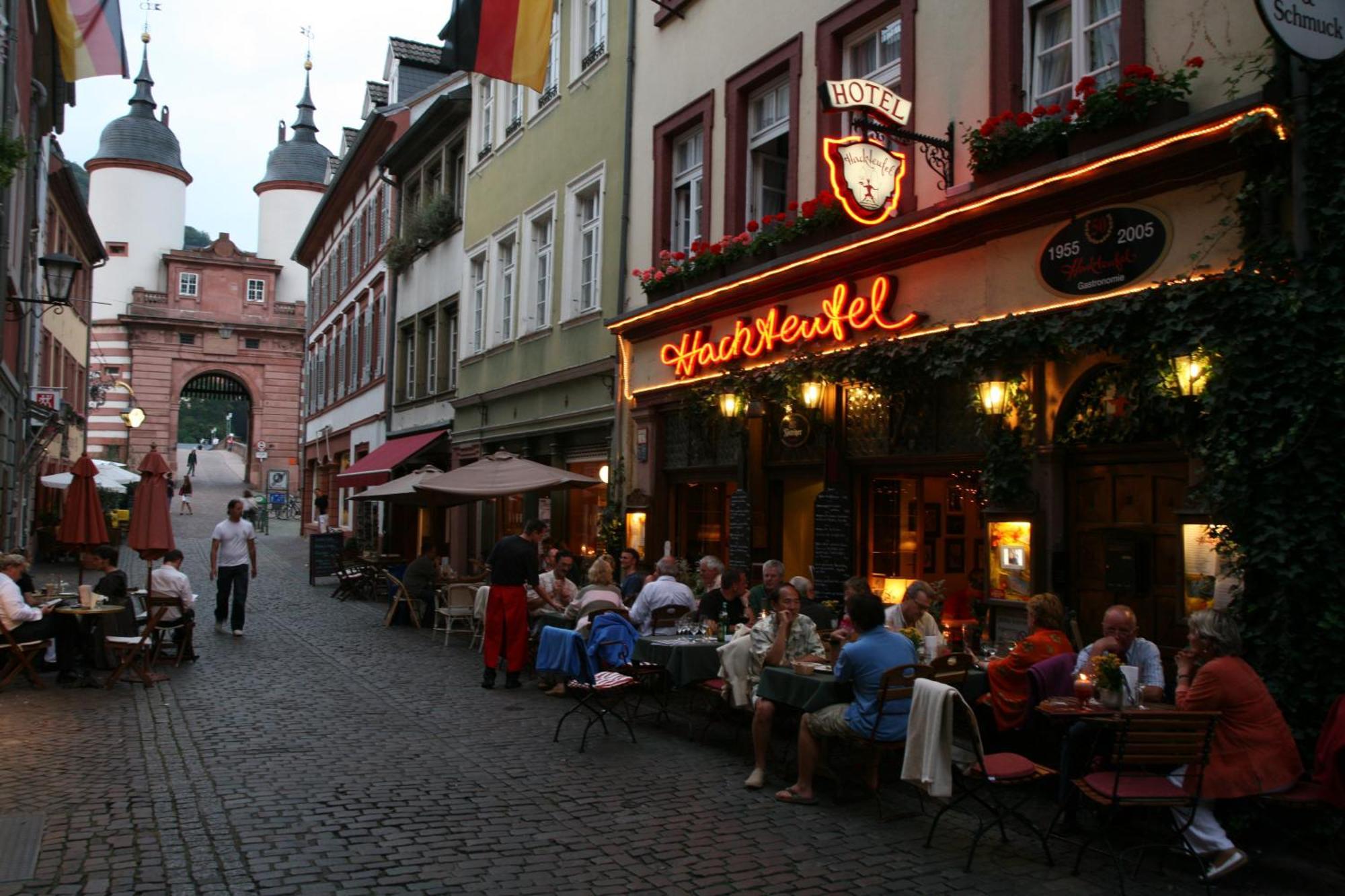 Hotel-Restaurant Hackteufel Heidelberg Exterior photo