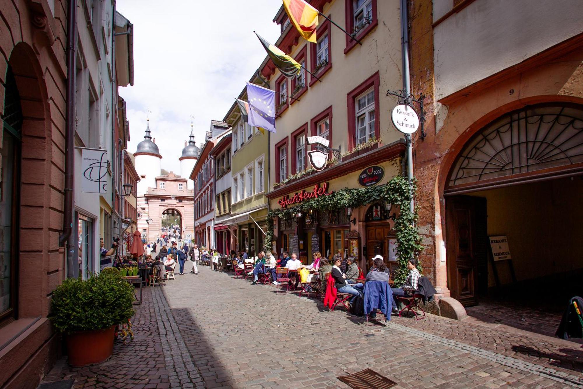 Hotel-Restaurant Hackteufel Heidelberg Exterior photo